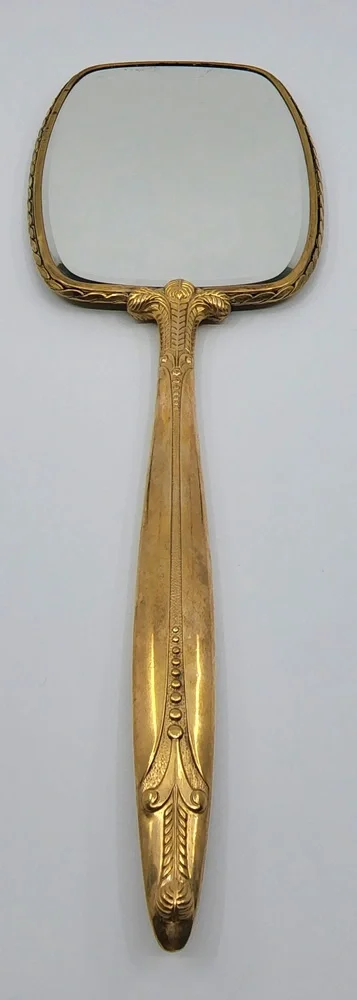 Aft Deco Style Vintage Hand Mirror